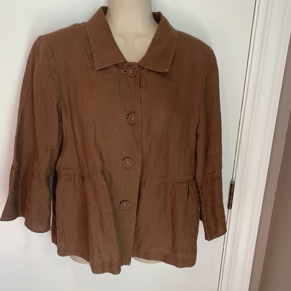 J. Jill linen jacket